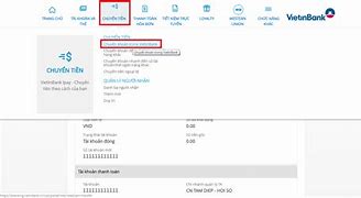 Chuyển Tiền Vietinbank Qua Ngân Hàng Khác