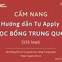 Suất Học Bổng Du Học Trung Quốc 2024 Online Application